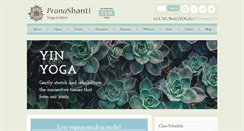 Desktop Screenshot of pranashanti.com